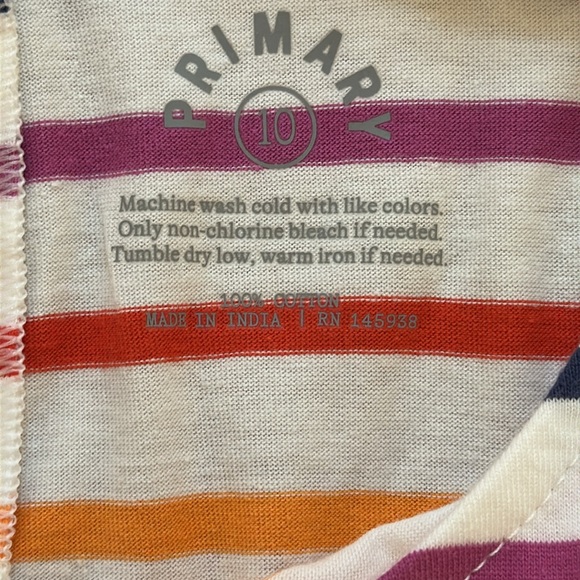 Colorful Striped and Polka Dot Girls Primark Dresses, size 10, Like New - Picture 2 of 3